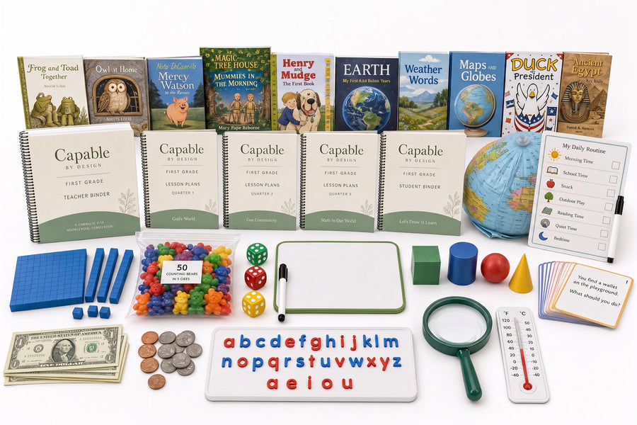 Capable by Design First Grade complete curriculum kit — everything included